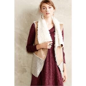 Anthropologie Saturday Sunday Sherpa Vest Medium‎